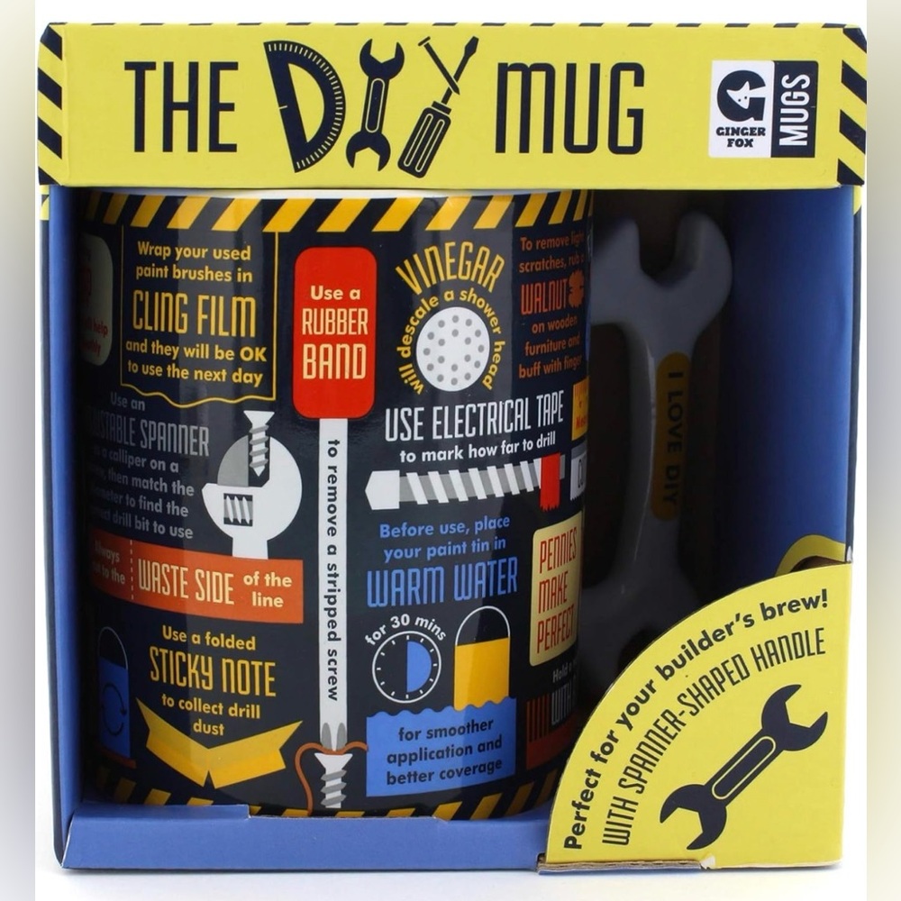 Ginger Fox DIY Mug with Spanner Handle